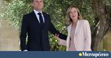 Ευρωκοινοβούλιο, Μελόνι, Μακρόν,evrokoinovoulio, meloni, makron