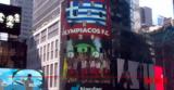 Ολυμπιακός, Nasdaq, Times Square, Νέας Υόρκης,olybiakos, Nasdaq, Times Square, neas yorkis