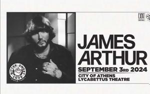 James Arthur, Δημοτικό Θέατρο Λυκαβυττού, James Arthur, dimotiko theatro lykavyttou