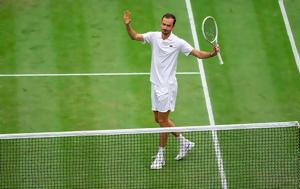 Wimbledon, O Μεντβέντεφ, Σίνερ, Wimbledon, O mentventef, siner