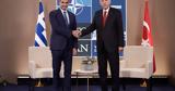 Mitsotakis Erdoğan Discuss Bilateral Relations,NATO