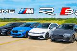 Τιτανομαχία, Audi S3 BMW M135i AMG A 35 VW Golf R [video],titanomachia, Audi S3 BMW M135i AMG A 35 VW Golf R [video]