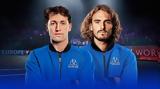 Laver Cup, Τσιτσιπάς, Ρουντ, Team Europe,Laver Cup, tsitsipas, rount, Team Europe