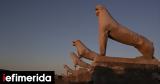 Greek President,Delos Museum