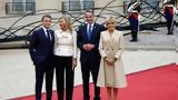 Παρίσι, Ελυζέ Κυριάκος, Μαρέβα Μητσοτάκη –, Μπριζίτ, Εμανουέλ Μακρόν PhotosVideo,parisi, elyze kyriakos, mareva mitsotaki –, brizit, emanouel makron PhotosVideo
