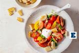 Caprese, Panzanella Δυο, Ιταλίδες,Caprese, Panzanella dyo, italides