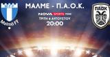 Novasports, Εδώ, ΠΑΟΚ, UEFA Champions League,Novasports, edo, paok, UEFA Champions League