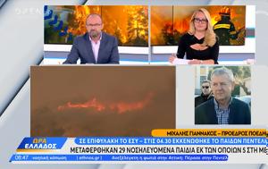 Τα κέντρα υγείας της περιοχής επισκέπτονται πολλοί πυρόπληκτοι για πρώτες βοήθειες