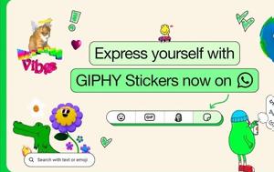 WhatsApp, Ενσωματώνει, GIPHY, WhatsApp, ensomatonei, GIPHY