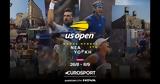 144ου US Open, Grand Slam, Τσιτσιπά, Σάκκαρη, Eurosport, Nova,144ou US Open, Grand Slam, tsitsipa, sakkari, Eurosport, Nova