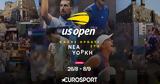 144o US Open, Grand Slam, Τσιτσιπά, Σάκκαρη, Eurosport, Nova,144o US Open, Grand Slam, tsitsipa, sakkari, Eurosport, Nova