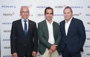 AEGEAN, Αρχική, Volotea - Μνημόνιο Συνεργασίας, AEGEAN, archiki, Volotea - mnimonio synergasias