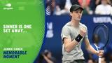 US Open, Σίνερ,US Open, siner