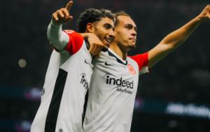 Άιντραχτ Φρανκφούρτης – Γκλάντμπαχ 2-0, Τρίτη, aintracht frankfourtis – gklantbach 2-0, triti