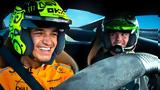 Lando Norris, Oliver Solberg,Silverstone