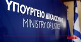 Τέλος, Υπουργείο Δικαιοσύνης,telos, ypourgeio dikaiosynis