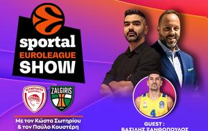 Sportal Euroleague Show, Ολυμπιακός - Ζάλγκιρις, Παρασκευής, Sportal Euroleague Show, olybiakos - zalgkiris, paraskevis