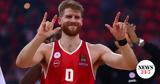 Ολυμπιακός - Ζάλγκιρις Κάουνας 74-68, Έκανε, Βεζένκοβ, Φουρνιέ,olybiakos - zalgkiris kaounas 74-68, ekane, vezenkov, fournie