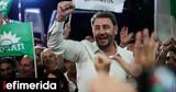 Nikos Androulakis Re-elected, Pasok Leader,Resounding Victory