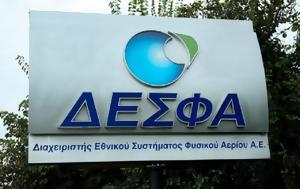 ΔΕΣΦΑ, Αύξηση, 2024, desfa, afxisi, 2024