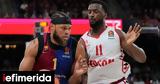 Euroleague, Μπαρτσελόνα, Μονακό -Πρώτη, Μονεγάσκους,Euroleague, bartselona, monako -proti, monegaskous