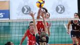 Μίλων – Ολυμπιακός 0-3, Νικηφόρο, Volley League Γυναικών,milon – olybiakos 0-3, nikiforo, Volley League gynaikon