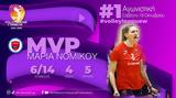 Μαρία Νομικού MVP, Volleyleague,maria nomikou MVP, Volleyleague