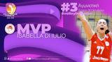 Ιζαμπέλα Ντι Ιούλιο MVP, Volleyleague,izabela nti ioulio MVP, Volleyleague