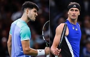 ATP Finals, Αλκαράθ, Ζβέρεφ, Τορίνο, ATP Finals, alkarath, zveref, torino