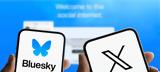 Bluesky, Twitter, Τραμπ-Μασκ,Bluesky, Twitter, trab-mask