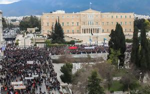 Στους δρόμους οι εργαζόμενοι απαιτούν «φρένο» στην ακρίβεια και το άδικο