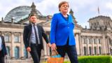 Μέρκελ, Ντόναλντ Τραμπ, ΗΠΑ, Μασκ,merkel, ntonalnt trab, ipa, mask