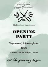 Opening,Handmade Happy Moments