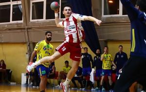 Ολυμπιακός – Ποτάισα Τούρντα 27-31, Σπουδαία, EHF European Cup, olybiakos – potaisa tournta 27-31, spoudaia, EHF European Cup