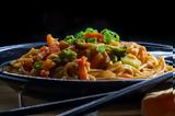Κοτόπουλο Lo Mein, Ασιατικό,kotopoulo Lo Mein, asiatiko