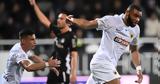 ΟΦΗ - ΑΕΚ, Ασίστ, Λαμέλα 13, 1-1, Μουκουντί,ofi - aek, asist, lamela 13, 1-1, moukounti