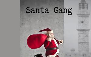 Santa Gang, Αϊ – Βασίλη, Σάββατο 21 Δεκεμβρίου, Ενετικό Λιμάνι Χανίων, Santa Gang, ai – vasili, savvato 21 dekemvriou, enetiko limani chanion