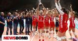 Βόλεϊ Γυναικών, Κατέκτησε, Super Cup, Ολυμπιακός,volei gynaikon, katektise, Super Cup, olybiakos