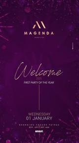 Welcome 2025,Magenda