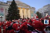 Santa Night Run, Χριστουγεννιάτικος, Πειραιά,Santa Night Run, christougenniatikos, peiraia