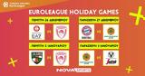 EuroLeague, Non, Χριστουγεννιάτικη, Novasports,EuroLeague, Non, christougenniatiki, Novasports