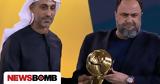 Ολυμπιακός, … - Όσα, Μαρινάκης, Globe Soccer Awards,olybiakos, … - osa, marinakis, Globe Soccer Awards