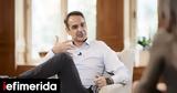 Mitsotakis Highlights Rural Development, Youth Return,Exclusive Interview