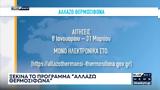 Ξεκινά, “Αλλάζω Θέρμανση – ” – Πίνακας,xekina, “allazo thermansi – ” – pinakas