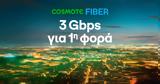 COSMOTE Fiber, Υπερ-υψηλές, 3Gbps, Ελλάδα,COSMOTE Fiber, yper-ypsiles, 3Gbps, ellada