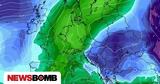 Καιρός, Ψυχρή, Ελλάδα, ECMWF - Δύσκολος, Φλεβάρης,kairos, psychri, ellada, ECMWF - dyskolos, flevaris