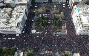 Hundreds, Thousands Rally Across Greece Demanding Justice, Tempi Tragedy