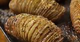 Πατάτες Hasselback, Σουηδική,patates Hasselback, souidiki