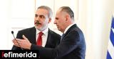 Greek Foreign Minister Meets Turkish Counterpart,Qatar