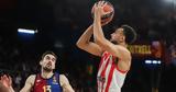 Μπαρτσελόνα - Ολυμπιακός 88-90, Νικάει,bartselona - olybiakos 88-90, nikaei